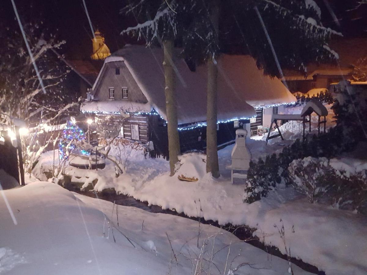Roubenka u potoka Výprachtice Villa Buitenkant foto